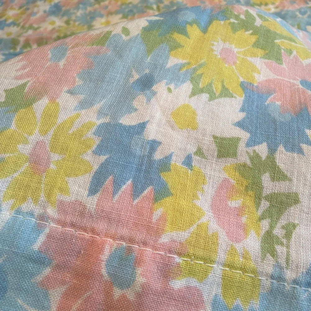 Vtg Daisy Flower Pillowcase By Pacific Standard Size